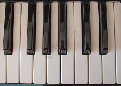 音乐键盘键器官大键黑色乐器白色钢琴钥匙背景图片