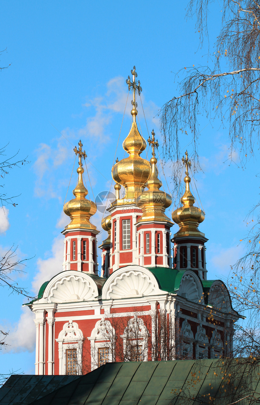 Novodevichy修道院东正教会图片