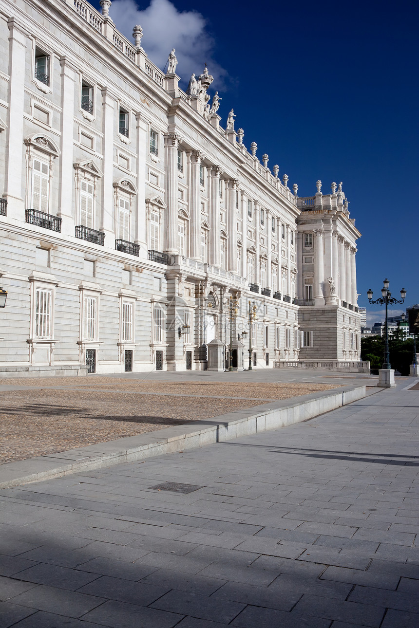 马德里皇宫旅行建筑学国王历史广场城堡石头国家吸引力宫殿图片