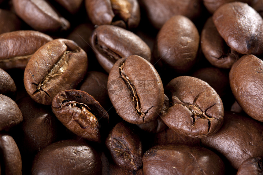 咖啡豆摄影黑色水平豆子香味棕色咖啡酒精美食框架图片