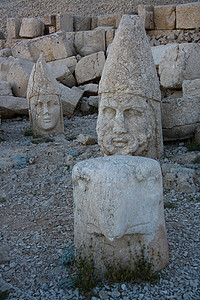 纳鲁特山神的纪念碑岩石火鸡心地旅行石头上帝世界考古学雕塑古董背景