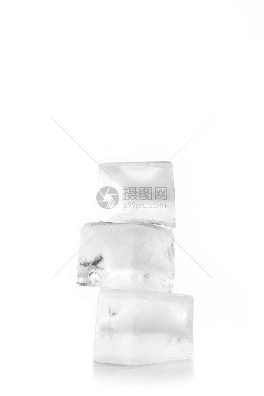 冰雪方块冰晶冰箱冻结工作室生态冰桶液体冷却器正方形宏观图片