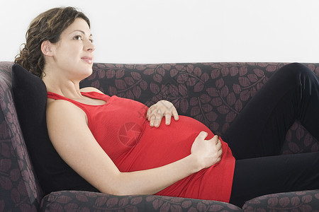 沙扒湾怀孕怀孕的女人高清图片