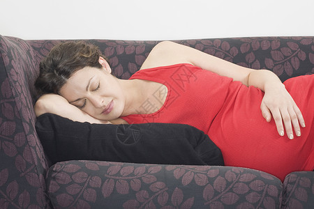 沙赫布雷特休息怀孕的女人高清图片