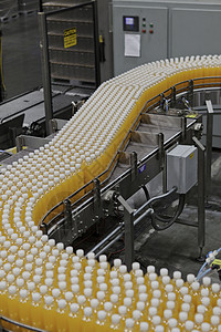 商品交易装瓶厂生产线上背景