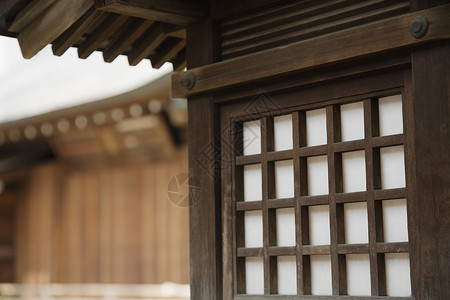 传统神社希达亚金贾神道传统建筑学装饰屏幕屏风遗产文化建筑木头背景