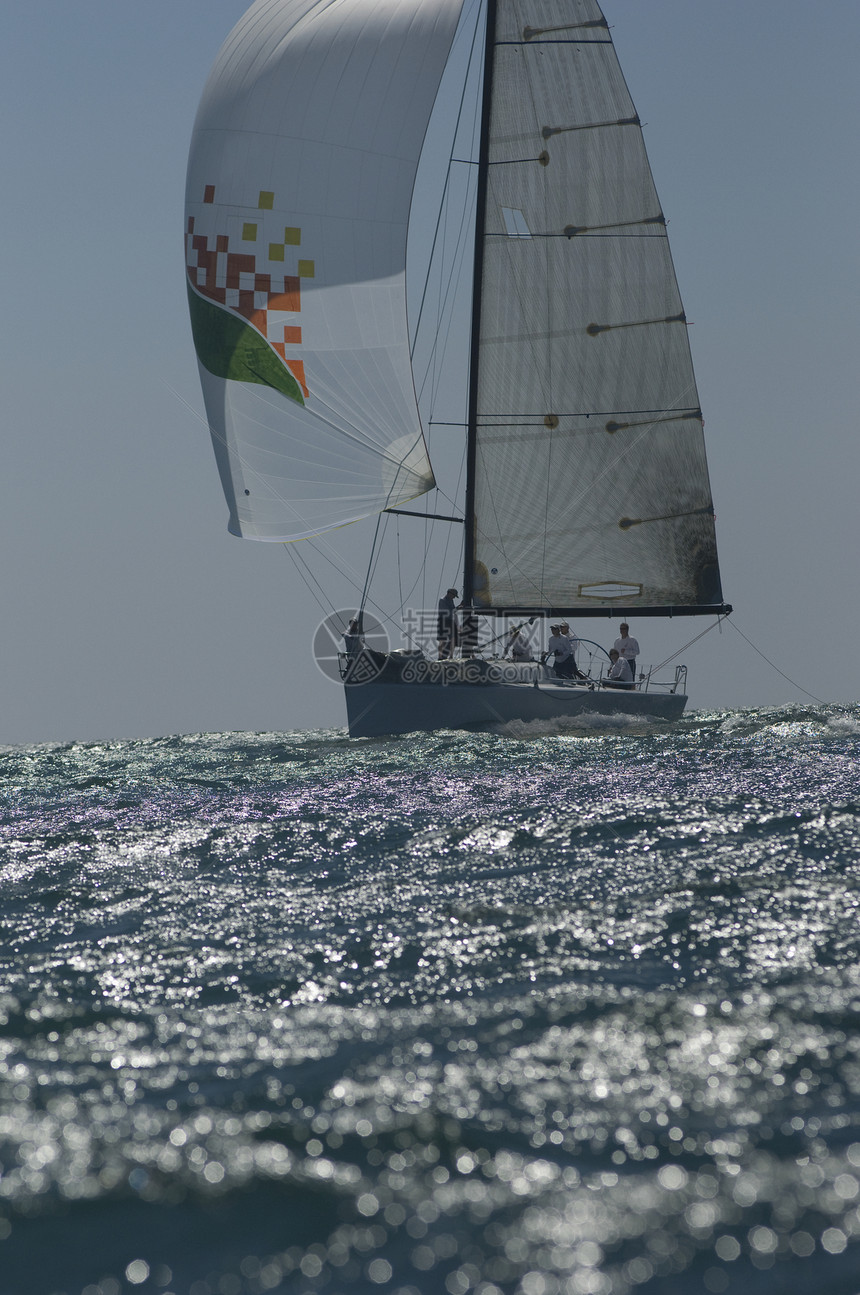 加利福尼亚州游艇赛队帆船比赛海况水车天气海洋运动三角帆日光人员天气状况航海图片