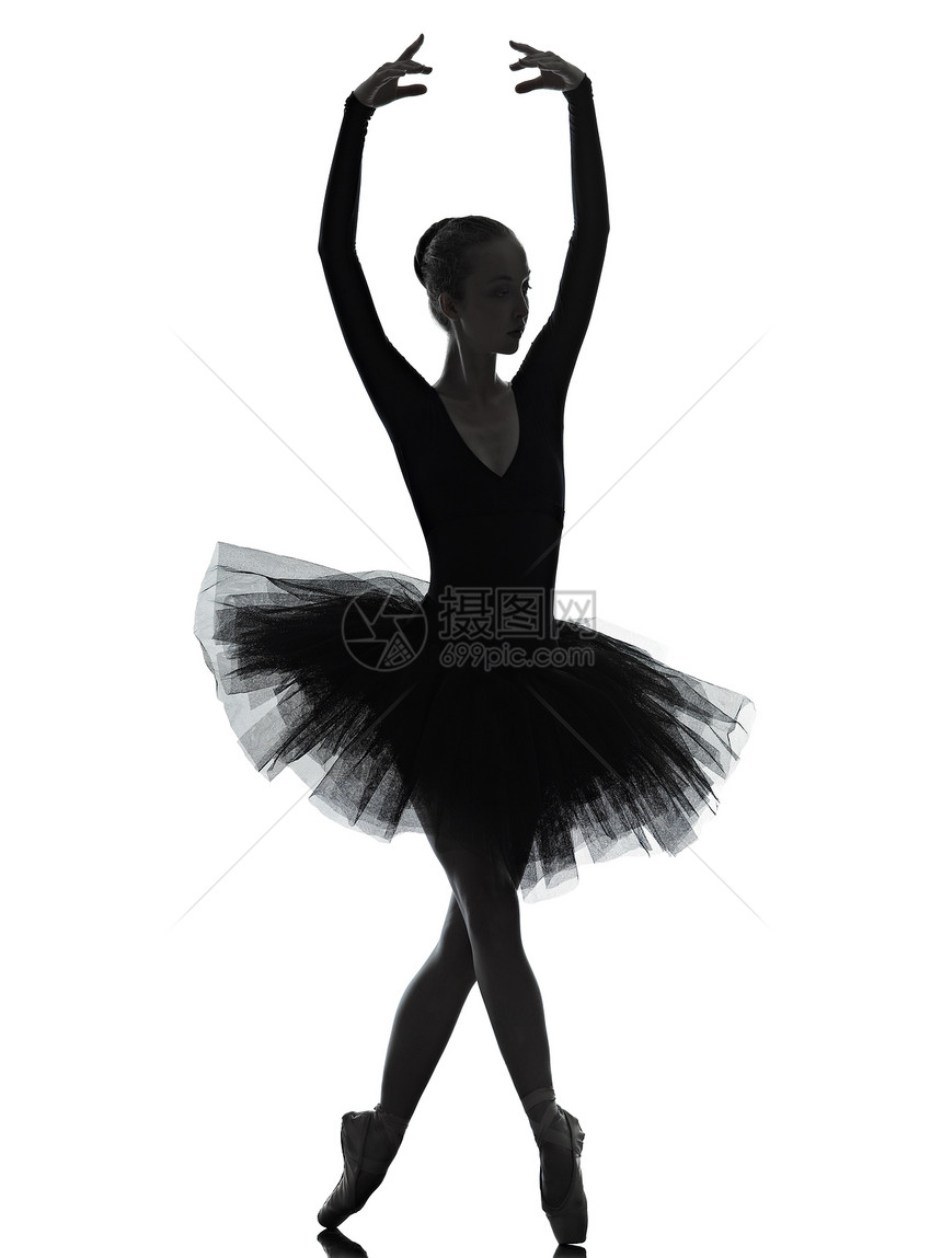 青年女子芭蕾舞女芭蕾舞者舞蹈女性白色阴影短裙成年人舞蹈家女士足尖演员芭蕾舞图片