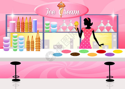 蛋卷海报冰霜产品饼干坚果奶油海报杯子食物小吃店铺冰淇淋背景