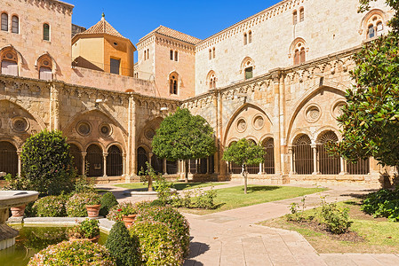 西班牙加泰罗尼亚Taragana大教堂背景图片