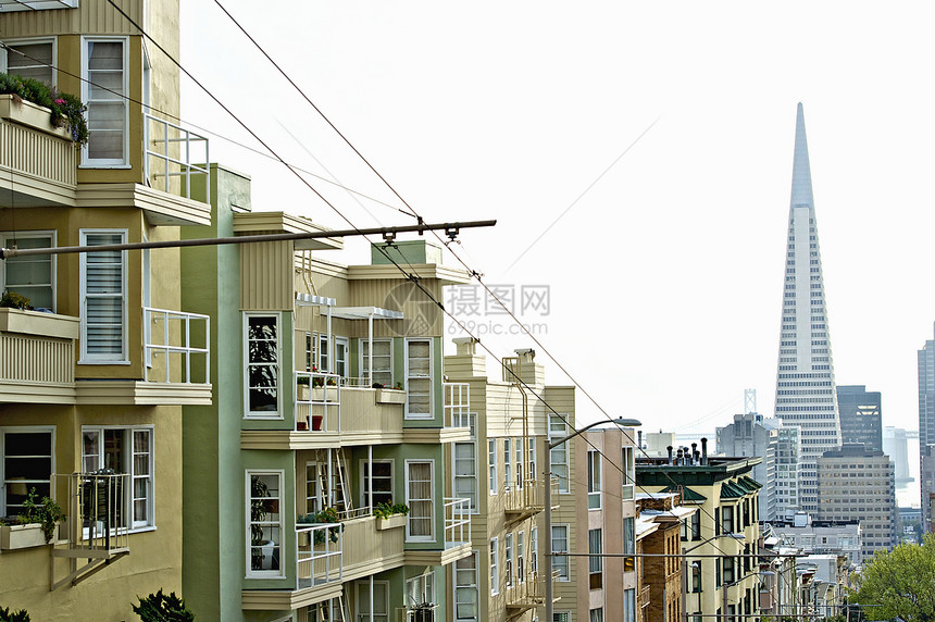 由威廉佩雷拉设计的外观街道摩天大楼建筑建筑学山坡电车住宅房子地标图片