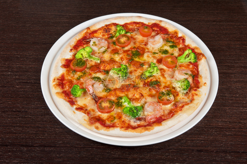 海鲜比萨蔬菜收藏拼贴画餐厅辣椒火腿熏肉面团菜单脆皮图片
