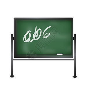 绿色黑板大学班级横幅课堂演讲粉笔橡皮老师进步木板背景图片