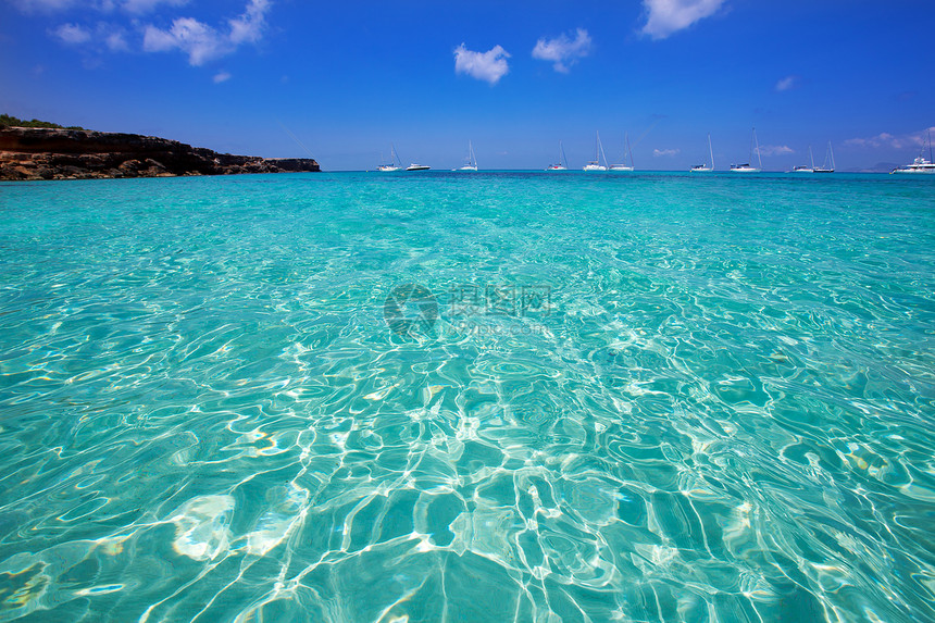 巴利阿里群岛 福门捷拉卡拉萨奥纳海滩海景天堂桑拿蓝色场景海滩地标景点海岸晴天图片