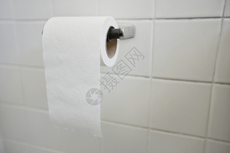 带视图洗手间卫生间组织纸卷贴上背景