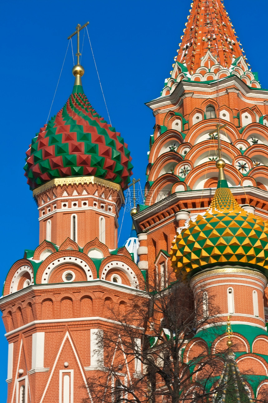 莫斯科圣巴西尔大教堂城市宗教文化旅行天空圆顶建筑中心正方形大教堂图片