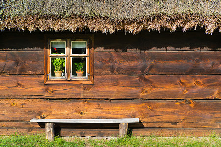 草屋顶历史的质朴的高清图片