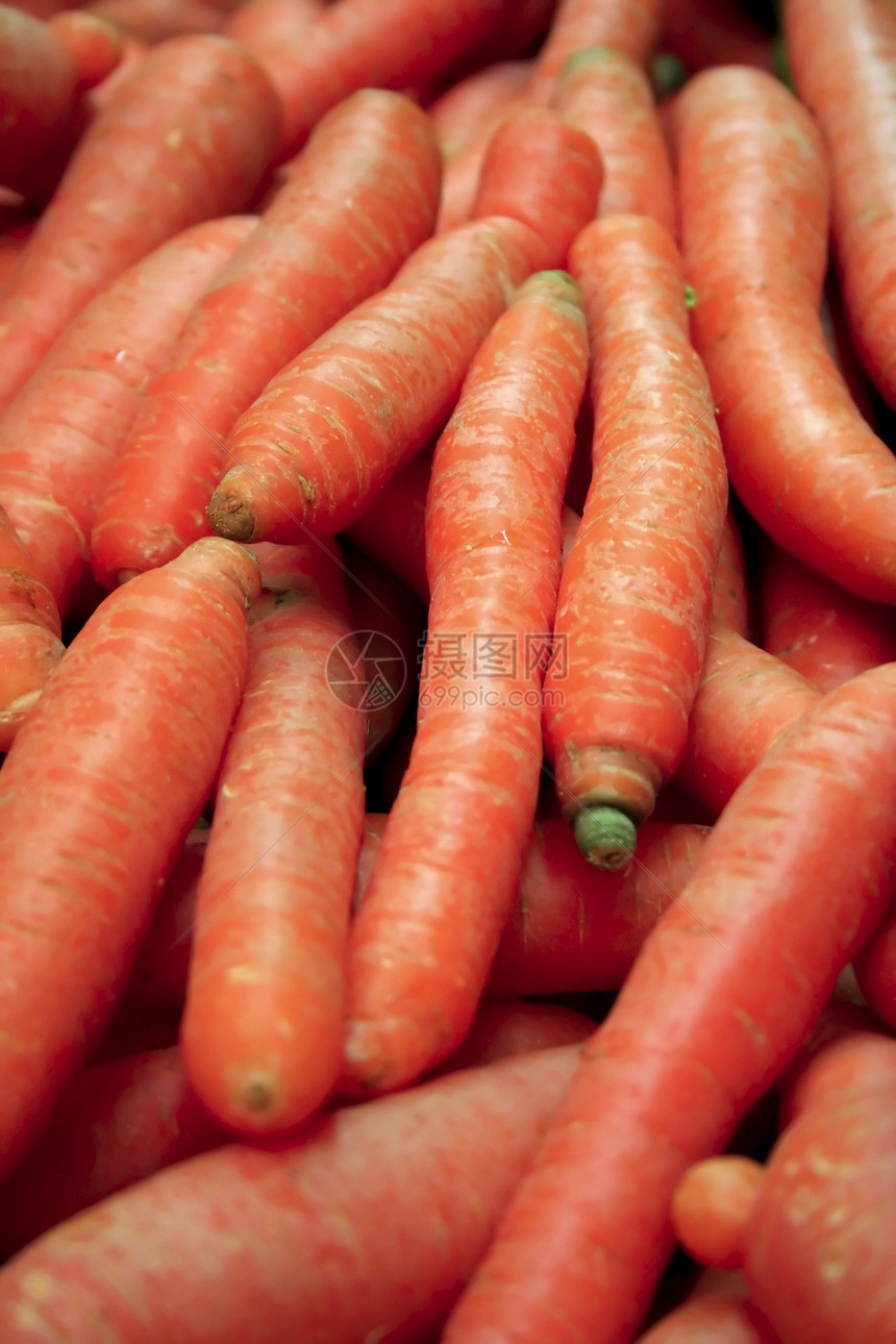 胡萝卜市场蔬菜水果红色饮食图片
