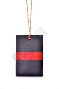 价格标签商业购物框架空白红色横幅白色细绳绳索礼物背景图片
