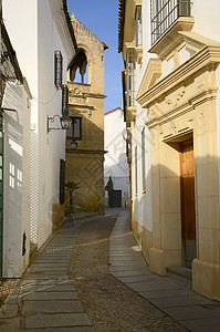 古老的科尔多瓦镇背景图片