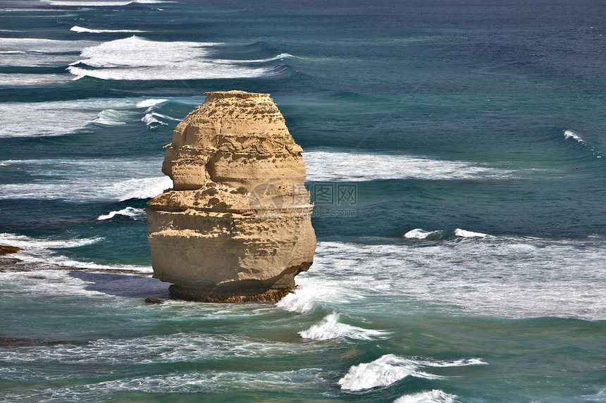 十二个使徒地标编队旅行海景石灰石岩石天空波浪场景沿海图片