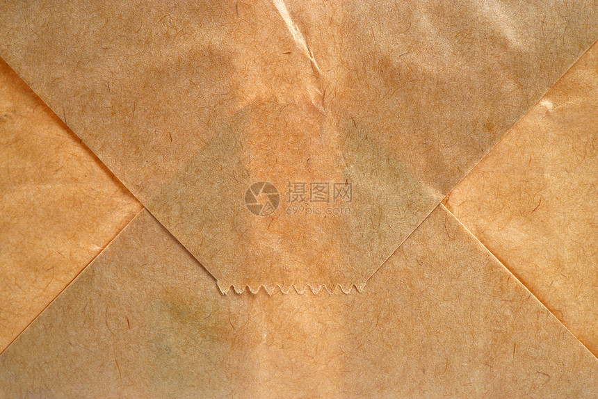 纸袋接缝纸背景回收棕色纤维材料接缝图案包装手工图片