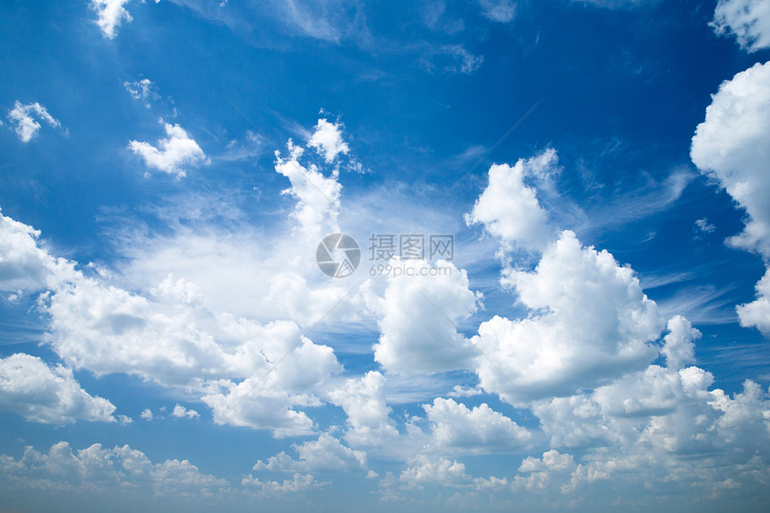 天空天堂气氛白色空气多云天气日光气象臭氧蓝色图片