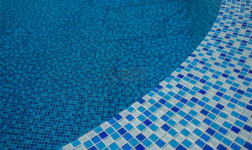 游泳池液体水池闲暇游泳泳池甲板海浪瓷砖图片