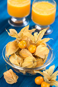 酸浆橙子小吃异国水果蓝色食物醋栗亚热带浆果情调高清图片
