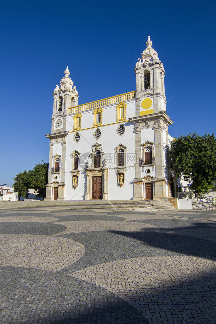 葡萄牙法罗卡莫教会历史性崇拜旅游建筑地标旅行建筑学宗教大教堂骨头图片