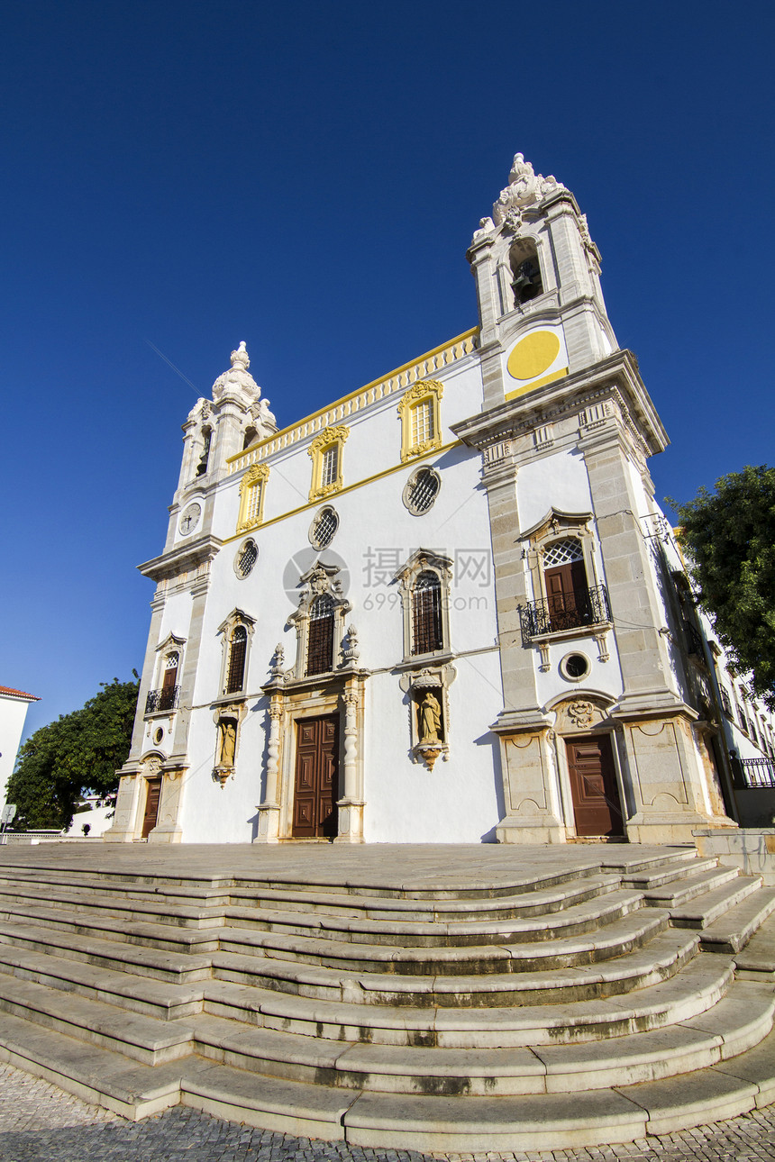 葡萄牙法罗卡莫教会教会旅游崇拜旅行建筑学地标宗教大教堂建筑骨头图片