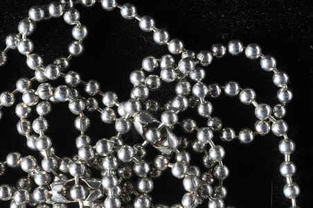 银链质银链工匠金属黑色纹理网格宝石灰色背景图片