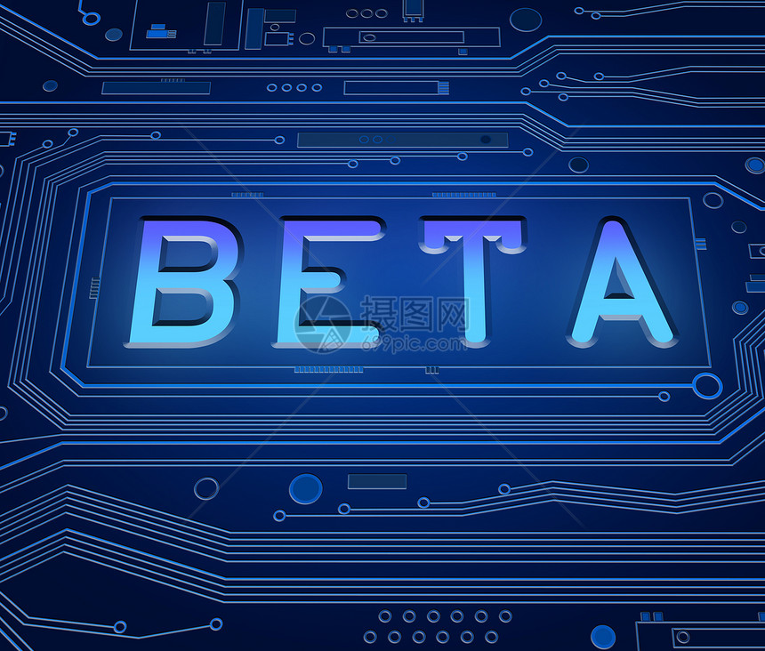 贝塔概念高科技技术蓝色计算硬件电脑测试数据电路板软件图片