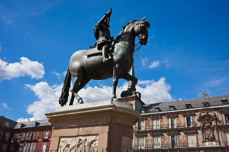 杜纳市长广场市长纪念碑雕像皇家城市艺术建筑国王首都地标观光背景