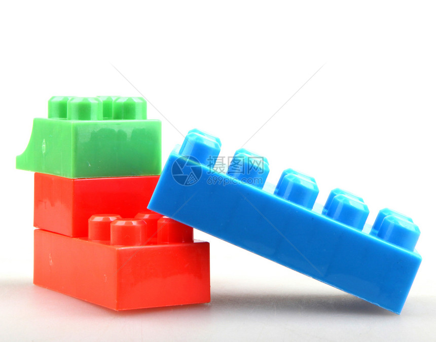 塑料建筑块孩子学习积木战略蓝色立方体活动游戏模块教育图片