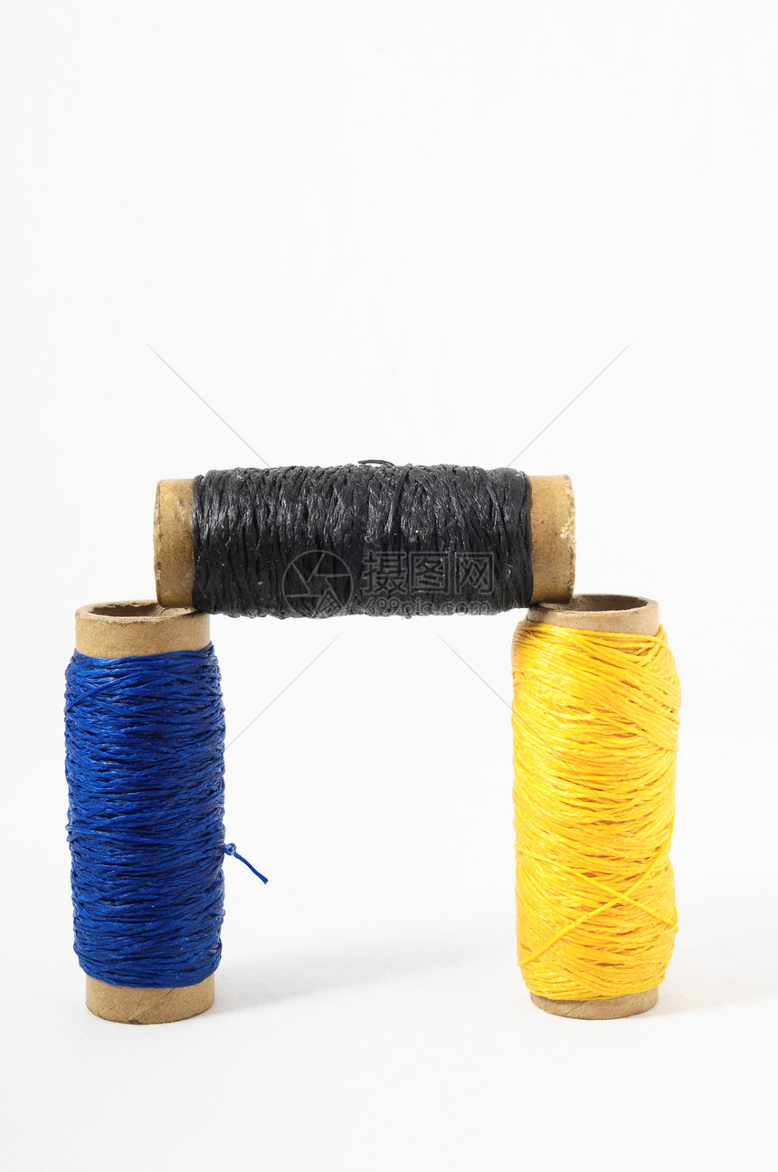 双线卷羊毛棉布纺织品电缆金属针织材料管子绳索细绳图片