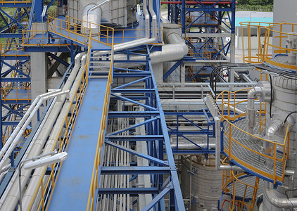 石油和化油厂结构管道技术专区植物工业工厂产品管子石化金属背景图片