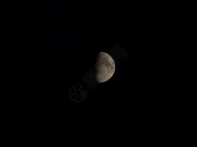 月亮卫星数字天空新月天文天文学背景图片