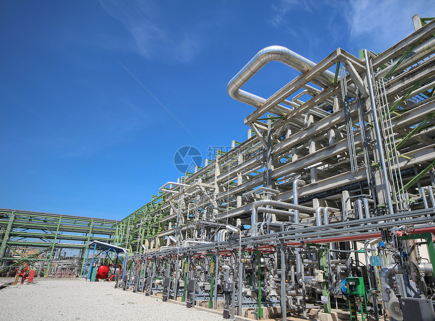 炼油厂有管道结构的结构技术燃料金属工厂植物制造业生产活力管子石化图片