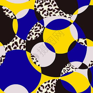 扎眼抽象的无缝模式黄色几何学墙纸艺术品艺术几何织物创造力装饰品打印插画