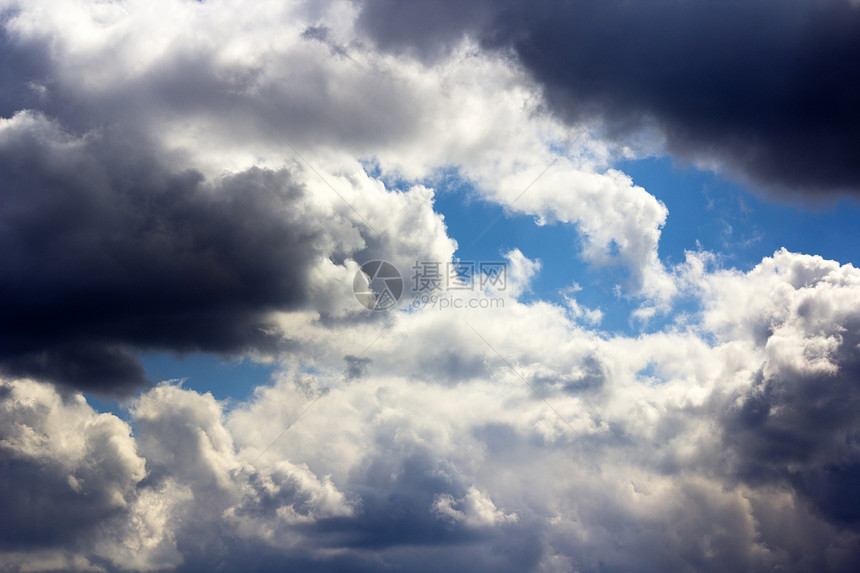 有云的蓝天空气象云景日光天空多云生活气氛天堂气候臭氧图片