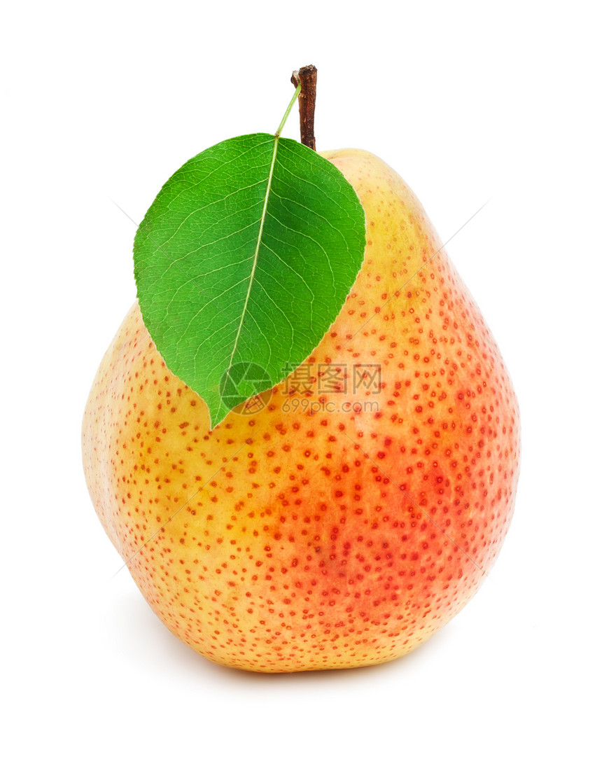 梨营养食物白色果味水果工作室叶子饮食绿色红色图片
