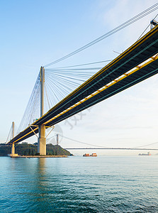 香港的停机桥天际运输海洋天空海岸线海景海岸通道爬坡地标图片