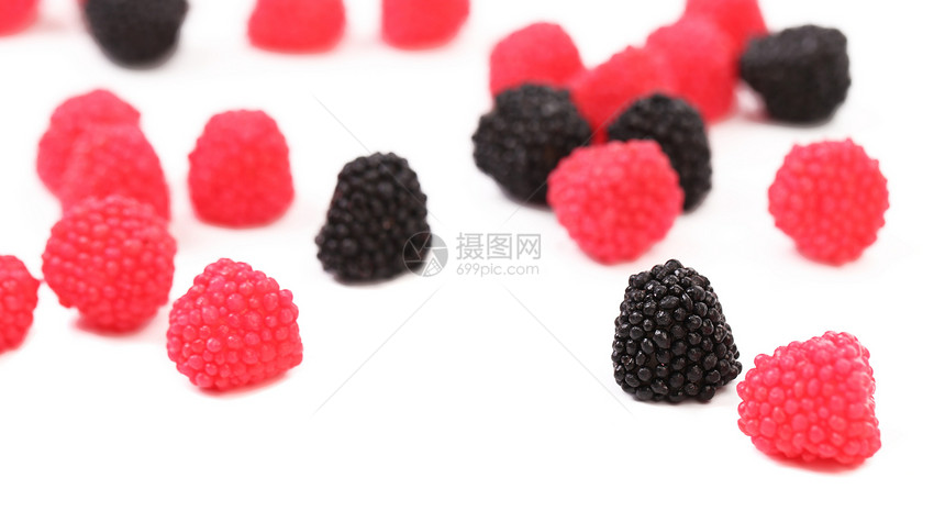 玛梅拉德黑莓和草莓黑色食物饮食传播水果钩子甜点覆盆子小吃早餐图片