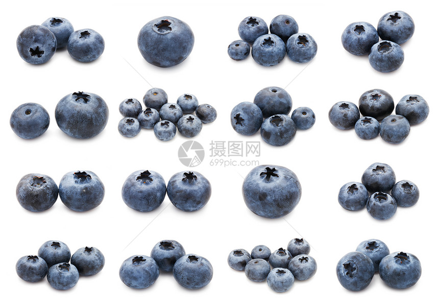 蓝莓套件紫色植物覆盆子生产水果饮食黑色靛青浆果白色图片