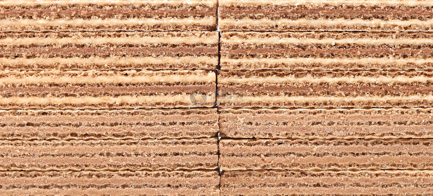 紧贴堆叠美味的面包饼早餐长方形食物赌注诱惑棕色小吃美食宏观巧克力图片
