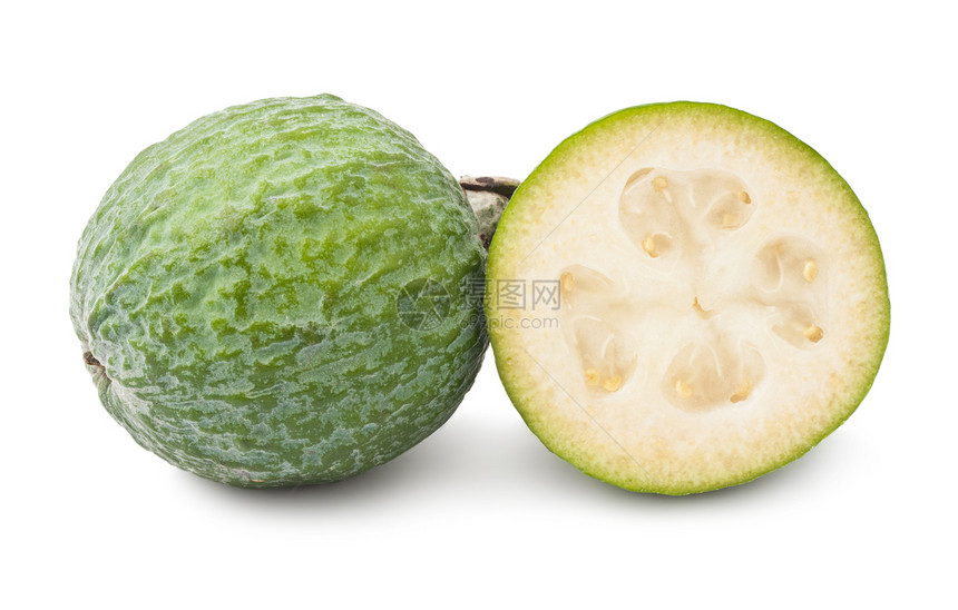 Feijoa 水果绿色白色食物味道芳香异国美食情调热带图片