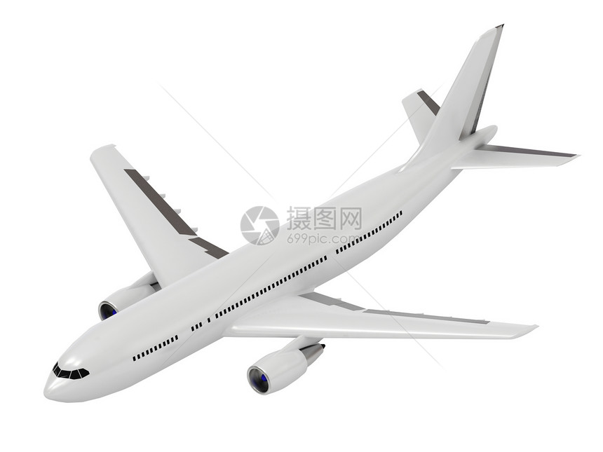 白色客机客机乘客航空飞机插图飞行力量车辆衬垫航空公司技术图片