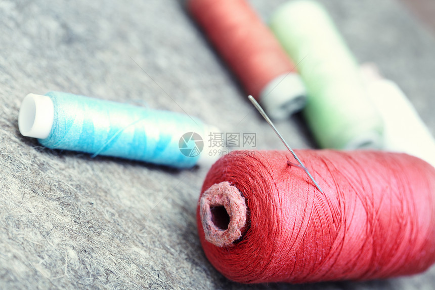 缝线池羊毛剪裁刺绣手工维修工艺宏观材料纤维闲暇图片