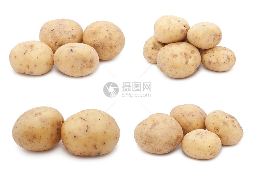 马铃薯营养块茎淀粉农业植物糖类蔬菜黄色团体收成图片